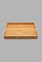 تنزيل الصورة على معرض الصور، Redtag-Brown-Wooden-Rectangle-Tray-(Large)-Trays-Home-Dining-