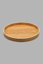 Load image into Gallery viewer, Redtag-Brown-Wooden-Oval-Tray-Trays-Home-Dining-