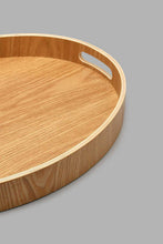 Load image into Gallery viewer, Redtag-Brown-Wooden-Oval-Tray-Trays-Home-Dining-