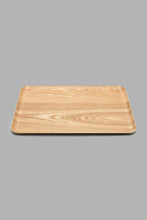 تنزيل الصورة على معرض الصور، Redtag-Brown-Wooden-Rectangle-Tray-(Medium)-Trays-Home-Dining-