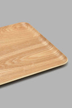 تنزيل الصورة على معرض الصور، Redtag-Brown-Wooden-Rectangle-Tray-(Medium)-Trays-Home-Dining-