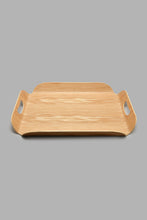 تنزيل الصورة على معرض الصور، Redtag-Brown-Wooden-Rectangle-Tray-(Large)-Trays-Home-Dining-