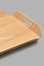 تنزيل الصورة على معرض الصور، Redtag-Brown-Wooden-Rectangle-Tray-(Large)-Trays-Home-Dining-