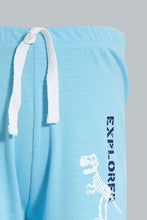 تنزيل الصورة على معرض الصور، Redtag-White-And-Blue-Dino-4-Pack-Long-Pyjama-Set-Set-Pyjama-Sets-Infant-Boys-3 to 24 Months