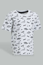 تنزيل الصورة على معرض الصور، Redtag-Grey-Striped-Short-Sleeve-T-Shirt-Colour:Grey,-Filter:Infant-Boys-(3-to-24-Mths),-Infant-Boys-T-Shirts,-New-In,-New-In-INB,-Non-Sale,-S22B,-Section:Kidswear,-TBL-Infant-Boys-3 to 24 Months