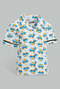 Redtag-White-Car-Printed-Woven-Short-Pj-Set-(2-Pack)-Pyjama-Sets-Infant-Boys-3 to 24 Months