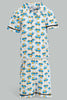 Redtag-White-Car-Printed-Woven-Short-Pj-Set-(2-Pack)-Pyjama-Sets-Infant-Boys-3 to 24 Months
