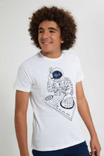 Load image into Gallery viewer, Redtag-Blue-Check-With-T-Shirt-Casual-Shirts-Senior-Boys-9 to 14 Years