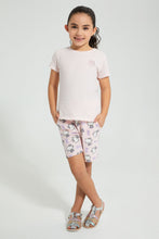 تنزيل الصورة على معرض الصور، Redtag-Pink-Rounded-Neck-T-Shirt-W/-Folded-Sleeve-Colour:Pink,-Filter:Girls-(2-to-8-Yrs),-Girls-T-Shirts,-New-In,-New-In-GIR,-Non-Sale,-PPE,-S22B,-Section:Kidswear-Girls-2 to 8 Years