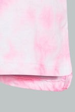 تنزيل الصورة على معرض الصور، Redtag-Pink-Tie-Dye-Fashion-Tee-All-Over-Prints-Infant-Girls-3 to 24 Months