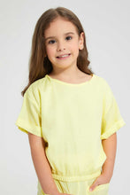 Load image into Gallery viewer, Redtag-Yellow-Box-Fit-Casual-Set-Sets-Girls-2 to 8 Years
