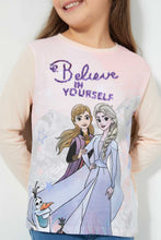 تنزيل الصورة على معرض الصور، Redtag-Grey-Frozen-T-Shirt-Character-Girls-2 to 8 Years