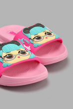 Load image into Gallery viewer, Redtag-Pink-L.O.L-Slide-Sliders-Girls-3 to 5 Years