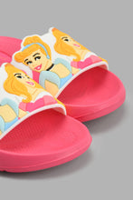 Load image into Gallery viewer, Redtag-Fuchsia-Princess-Slide-Sliders-Girls-3 to 5 Years