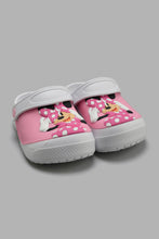 Load image into Gallery viewer, Redtag-White-Minnie-Clogs-Clogs-Girls-3 to 5 Years