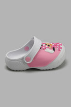 Load image into Gallery viewer, Redtag-White-Minnie-Clogs-Clogs-Girls-3 to 5 Years