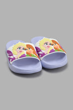 Load image into Gallery viewer, Redtag-Lilac-Frozen-Slide-Sliders-Girls-3 to 5 Years