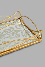 Load image into Gallery viewer, Redtag-Gold-Rectangle-Mirror-Tray-(Large)-Trays-Home-Dining-