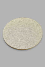 Load image into Gallery viewer, Redtag-Gold-Round-Gold-Glitter-Placemat-Set-Placemats-Home-Dining-