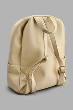 Load image into Gallery viewer, Redtag-Beige-Backpack-Colour:Beige,-Filter:Girls-Accessories,-GIR-Backpacks,-New-In,-New-In-GIR-ACC,-Non-Sale,-S22A-Girls-