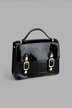 Load image into Gallery viewer, Redtag-Black-Crossbody-Bag-Colour:Black,-Filter:Girls-Accessories,-GIR-Handbags,-New-In,-New-In-GIR-ACC,-Non-Sale,-S22A-Girls-