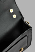 Load image into Gallery viewer, Redtag-Black-Crossbody-Bag-Colour:Black,-Filter:Girls-Accessories,-GIR-Handbags,-New-In,-New-In-GIR-ACC,-Non-Sale,-S22A-Girls-