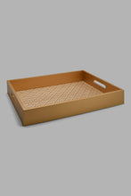 تنزيل الصورة على معرض الصور، Redtag-Gold-Rectangle-Tray-(Large)-Trays-Home-Dining-