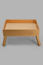Load image into Gallery viewer, Redtag-Gold-Bed-Tray-With-Folding-Legs-Trays-Home-Dining-