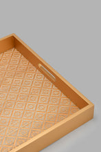 تنزيل الصورة على معرض الصور، Redtag-Gold-Square-Tray-Trays-Home-Dining-