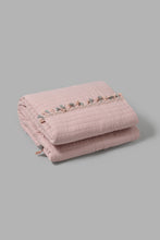 Load image into Gallery viewer, Redtag-Pink-Bedspread-Set-With-Tassel-
(Single-Size)-Bedspreads-Home-Bedroom-