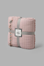 Load image into Gallery viewer, Redtag-Pink-Bedspread-Set-With-Tassel-
(Single-Size)-Bedspreads-Home-Bedroom-