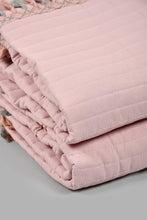 Load image into Gallery viewer, Redtag-Pink-Tassel-3-Piece-Bedspread-Set-(Double-Size)-Colour:Pink,-Filter:Home-Bedroom,-HMW-BED-Bedspreads,-New-In,-New-In-HMW-BED,-Non-Sale,-S22B,-Section:Homewares-Home-Bedroom-