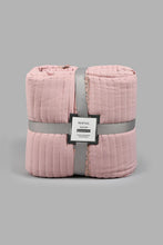 Load image into Gallery viewer, Redtag-Pink-Tassel-3-Piece-Bedspread-Set-(Double-Size)-Colour:Pink,-Filter:Home-Bedroom,-HMW-BED-Bedspreads,-New-In,-New-In-HMW-BED,-Non-Sale,-S22B,-Section:Homewares-Home-Bedroom-