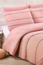 Load image into Gallery viewer, Redtag-Pink-Tassel-3-Piece-Bedspread-Set-(King-Size)-Colour:Pink,-Filter:Home-Bedroom,-HMW-BED-Bedspreads,-New-In,-New-In-HMW-BED,-Non-Sale,-S22B,-Section:Homewares-Home-Bedroom-