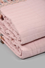 Load image into Gallery viewer, Redtag-Pink-Tassel-3-Piece-Bedspread-Set-(King-Size)-Colour:Pink,-Filter:Home-Bedroom,-HMW-BED-Bedspreads,-New-In,-New-In-HMW-BED,-Non-Sale,-S22B,-Section:Homewares-Home-Bedroom-