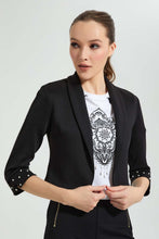 Load image into Gallery viewer, Redtag-Black-Bolero-Jackets-Women's-