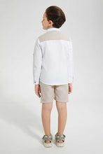 تنزيل الصورة على معرض الصور، Redtag-Stone-Cut-And-Sew-Shirt-And-Short-Set-Sets-Boys-2 to 8 Years