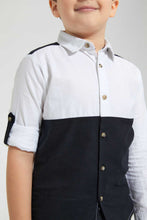 تنزيل الصورة على معرض الصور، Redtag-Black-Cut-And-Sew-Shirt-And-Short-Set-Sets-Boys-2 to 8 Years