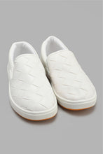 Load image into Gallery viewer, Redtag-White-Woven-Slip-On-Slip-Ons-Senior-Boys-5 to 14 Years