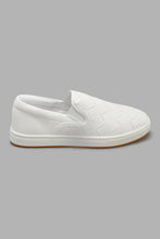 Load image into Gallery viewer, Redtag-White-Woven-Slip-On-Slip-Ons-Senior-Boys-5 to 14 Years