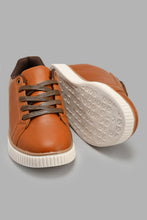 Load image into Gallery viewer, Redtag-Tan-Lace-Up-Sneaker-Sneakers-Senior-Boys-5 to 14 Years