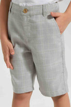 تنزيل الصورة على معرض الصور، Redtag-Beige-Check-Short-Shorts-Boys-2 to 8 Years