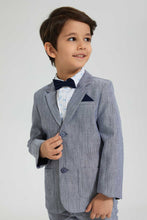 تنزيل الصورة على معرض الصور، Redtag-Navy-Blazer-And-Shirt-Set-Sets-Boys-2 to 8 Years