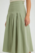 Load image into Gallery viewer, Redtag-Green-Flared-Skirt-Colour:Green,-Filter:Women's-Clothing,-Limited-Edition-Skirts,-New-In,-New-In-Women,-Non-Sale,-S22B,-Section:Women-Women's-