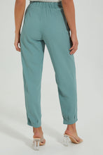 Load image into Gallery viewer, Redtag-Green-Straight-Fir-Trouser-Colour:Green,-Filter:Women's-Clothing,-Limited-Edition-Trousers,-New-In,-New-In-Women,-Non-Sale,-S22B,-Section:Women-Women's-