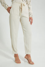 Load image into Gallery viewer, Redtag-Cream-Straight-Fit-Trouser-Colour:Cream,-Filter:Women's-Clothing,-Limited-Edition-Trousers,-New-In,-New-In-Women,-Non-Sale,-S22B,-Section:Women-Women's-