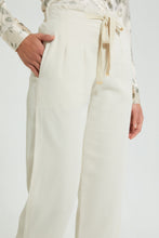 Load image into Gallery viewer, Redtag-Cream-Straight-Fit-Trouser-Colour:Cream,-Filter:Women's-Clothing,-Limited-Edition-Trousers,-New-In,-New-In-Women,-Non-Sale,-S22B,-Section:Women-Women's-