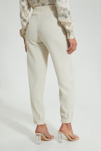 Load image into Gallery viewer, Redtag-Cream-Straight-Fit-Trouser-Colour:Cream,-Filter:Women's-Clothing,-Limited-Edition-Trousers,-New-In,-New-In-Women,-Non-Sale,-S22B,-Section:Women-Women's-