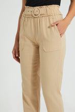 Load image into Gallery viewer, Redtag-Brown-Straight-Fit-Trouser-Colour:Brown,-Filter:Women's-Clothing,-Limited-Edition-Trousers,-New-In,-New-In-Women,-Non-Sale,-S22B,-Section:Women-Women's-