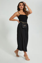 Load image into Gallery viewer, Redtag-Black-Tiered-Trouser-Colour:Black,-Filter:Women's-Clothing,-Limited-Edition-Trousers,-New-In,-New-In-Women,-Non-Sale,-S22B,-Section:Women-Women's-